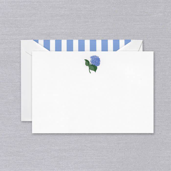 Crane Blue Hydrangea Card (10 ea)