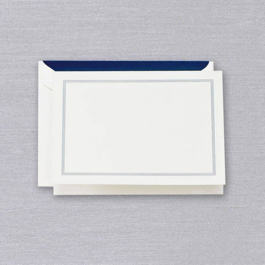 Crane Navy Triple Hairline Framed Note (10 ea)