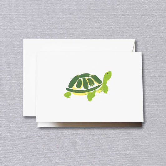 Crane Brushstroke Turtle Note (10 ea)