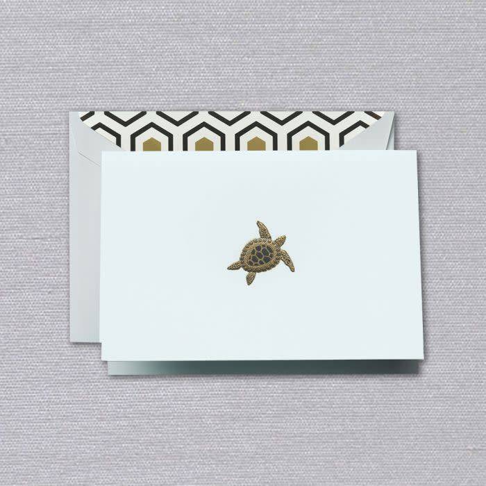 Turt Note Crane Sea Turtle Note (10 ea) – Dromgoole's Fine Writing Instruments
