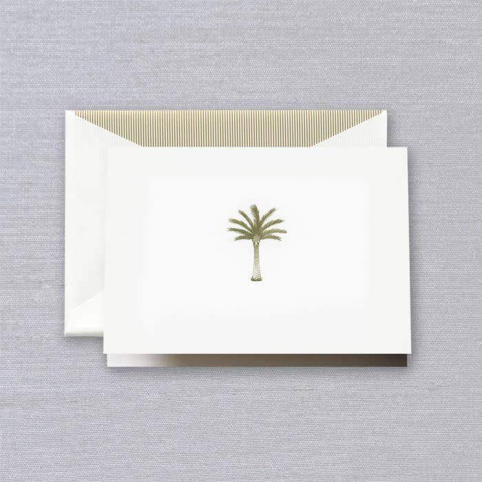 Crane Palm Tree Note (10 ea)