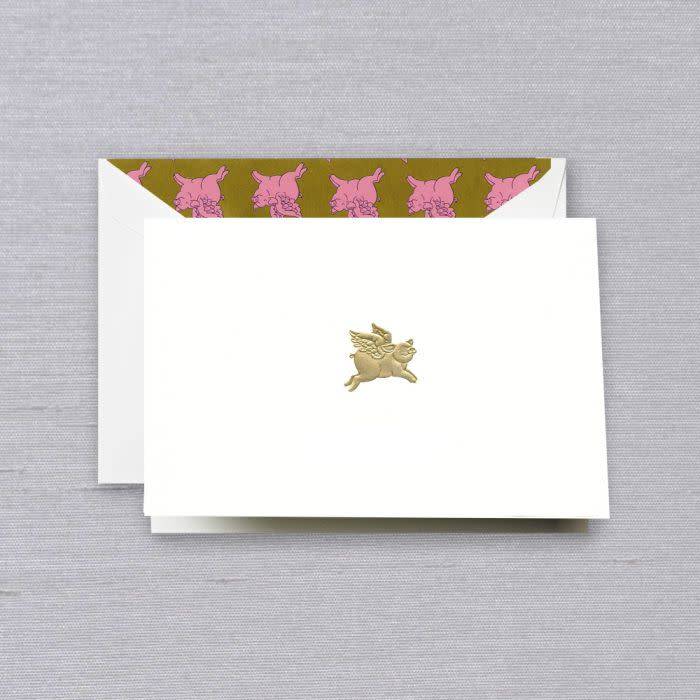 Crane When Pigs Fly Note (10 ea)