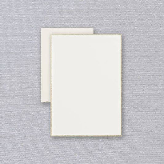 Crane Gold Bordered Half Sheet (20 ea)