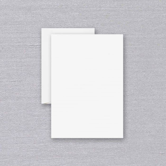 Crane Ruled Pearl White Half Sheet (20 ea)