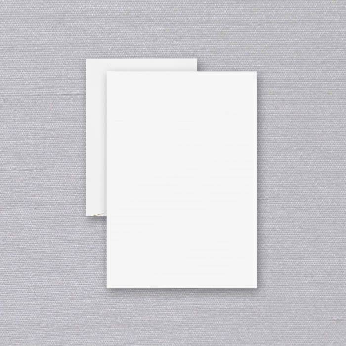 Crane Ruled Pearl White Half Sheet (20 ea)