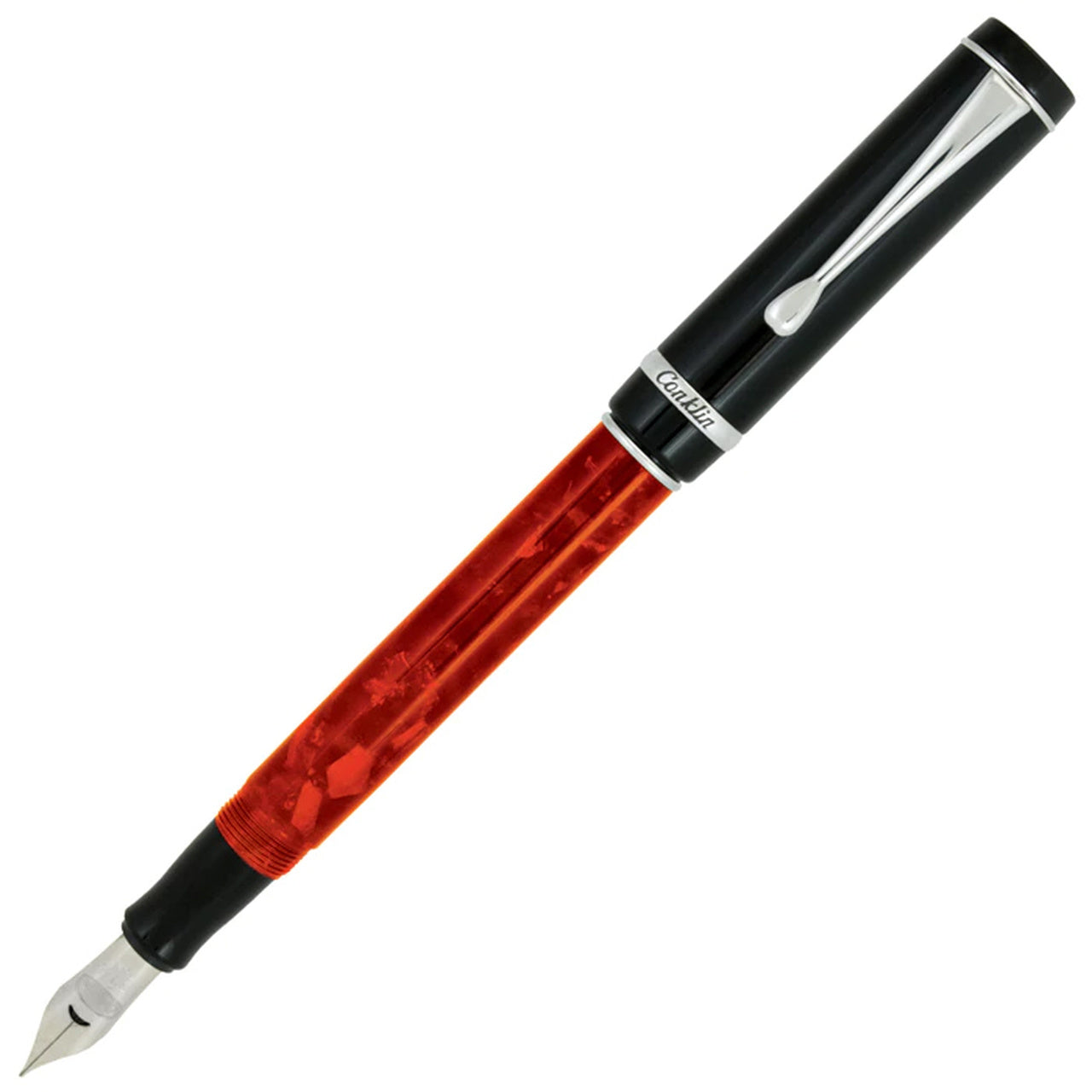 Conklin Duragraph Fountain Pen - Red Nights