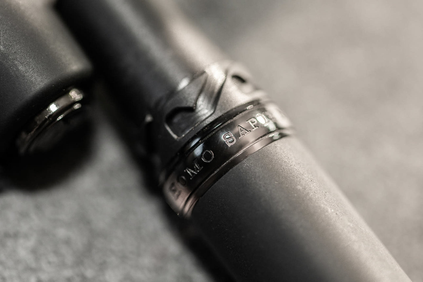 Visconti Homo Sapiens Dark Crystal Double Reservoir Fountain Pen
