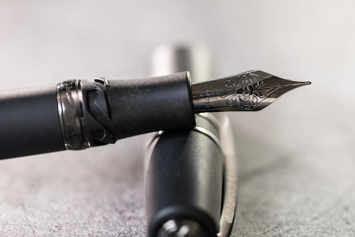 Visconti Homo Sapiens Dark Crystal Double Reservoir Fountain Pen