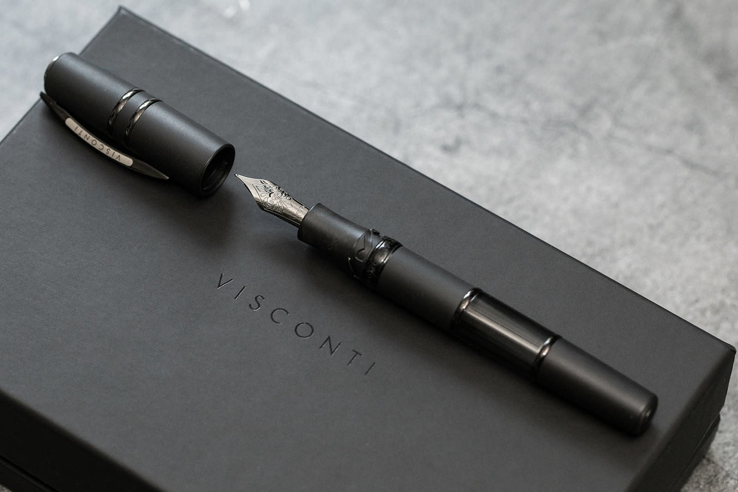 Visconti Homo Sapiens Dark Crystal Double Reservoir Fountain Pen