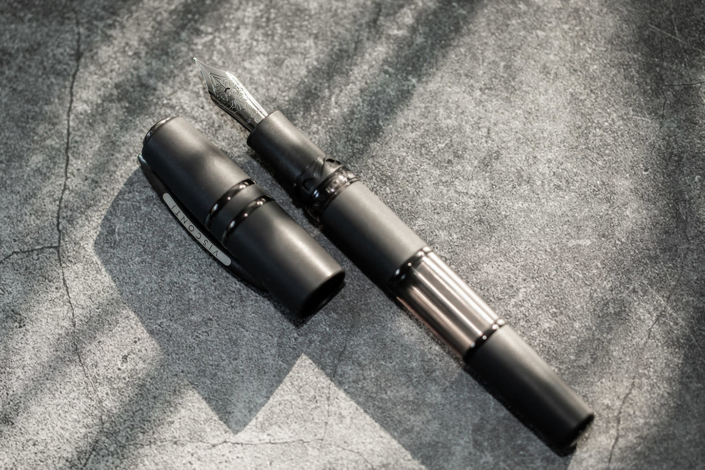 Visconti Homo Sapiens Dark Crystal Double Reservoir Fountain Pen