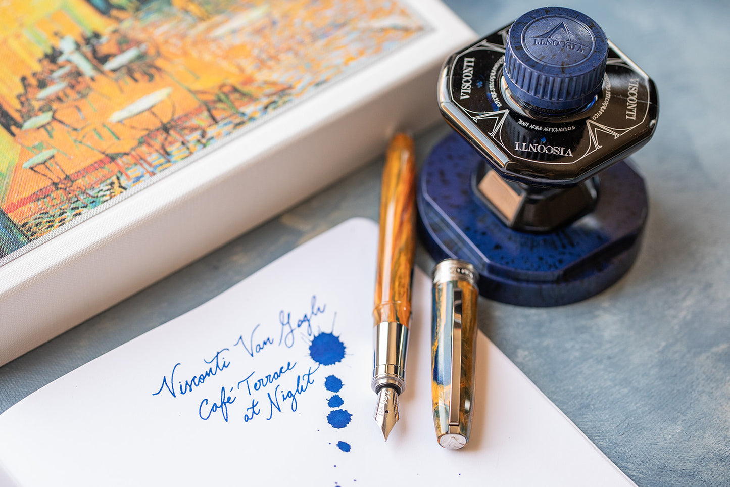 Visconti Van Gogh Fountain Pen - Cafe Terrace at Night