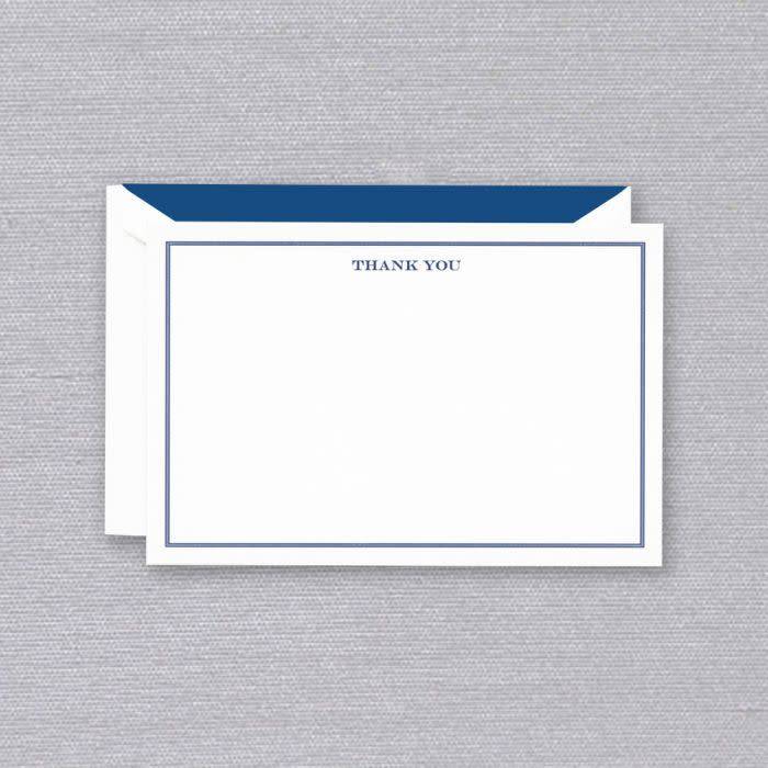 Crane Shaded Frame Thank You Card (10 ea)