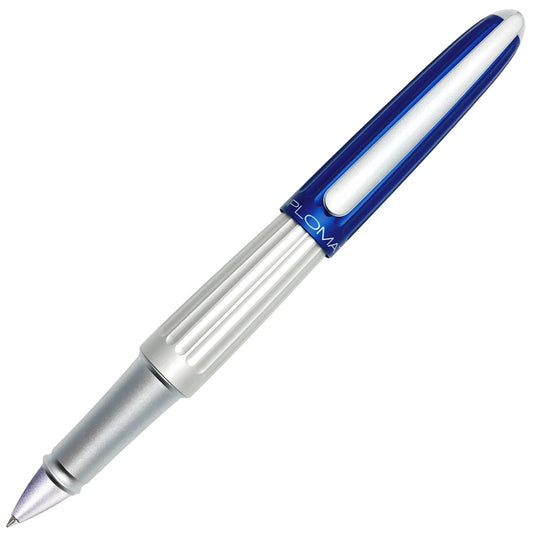 Diplomat Aero Rollerball - Blue/Silver