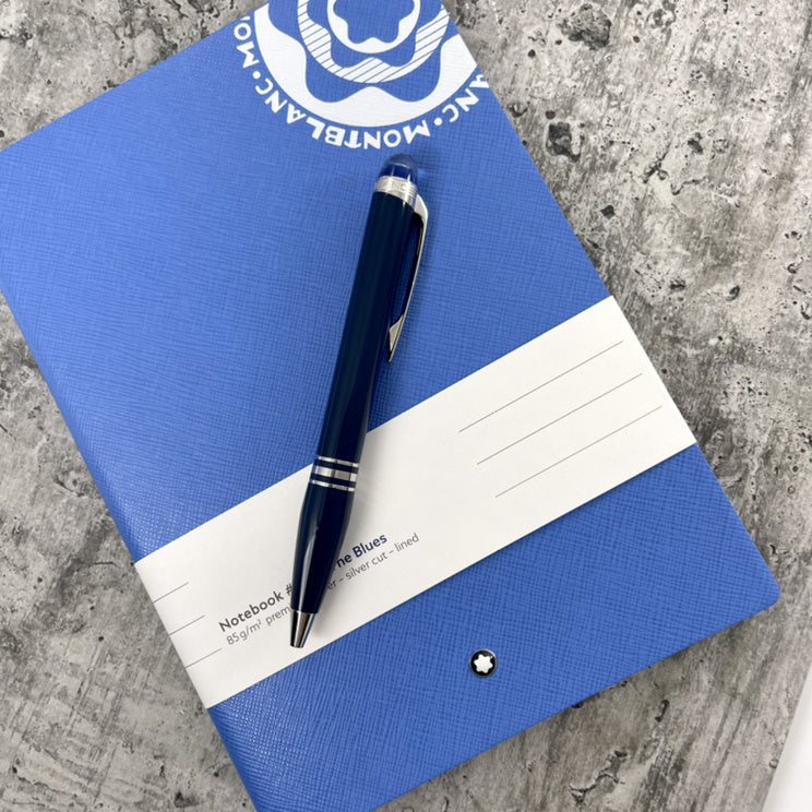 Montblanc #146 Notebook - Vintage Logo Blue Lined (Discontinued)