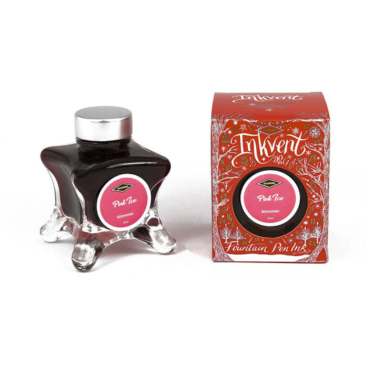 Diamine Pink Ice (50ml) Bottled Ink (Shimmering) - Red Edition