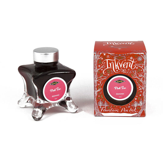 Diamine Pink Ice (50ml) Bottled Ink (Shimmering) - Red Edition