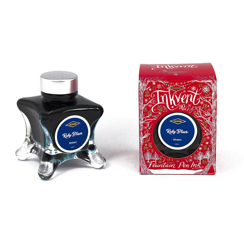 Diamine Ruby Blues (50ml) Bottled Ink (Sheening) - Red Edition