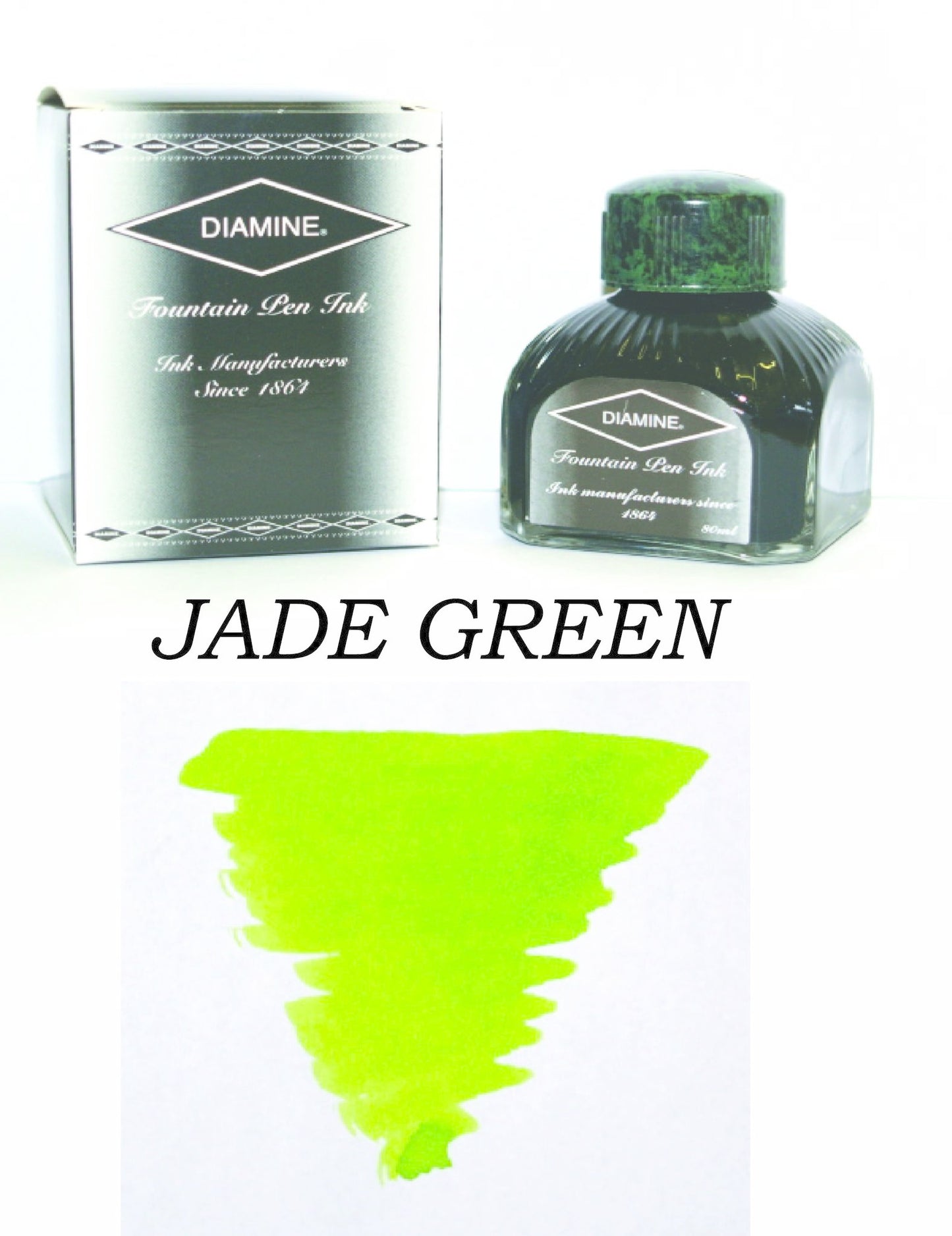 Diamine Jade Green (80ml) Bottled Ink