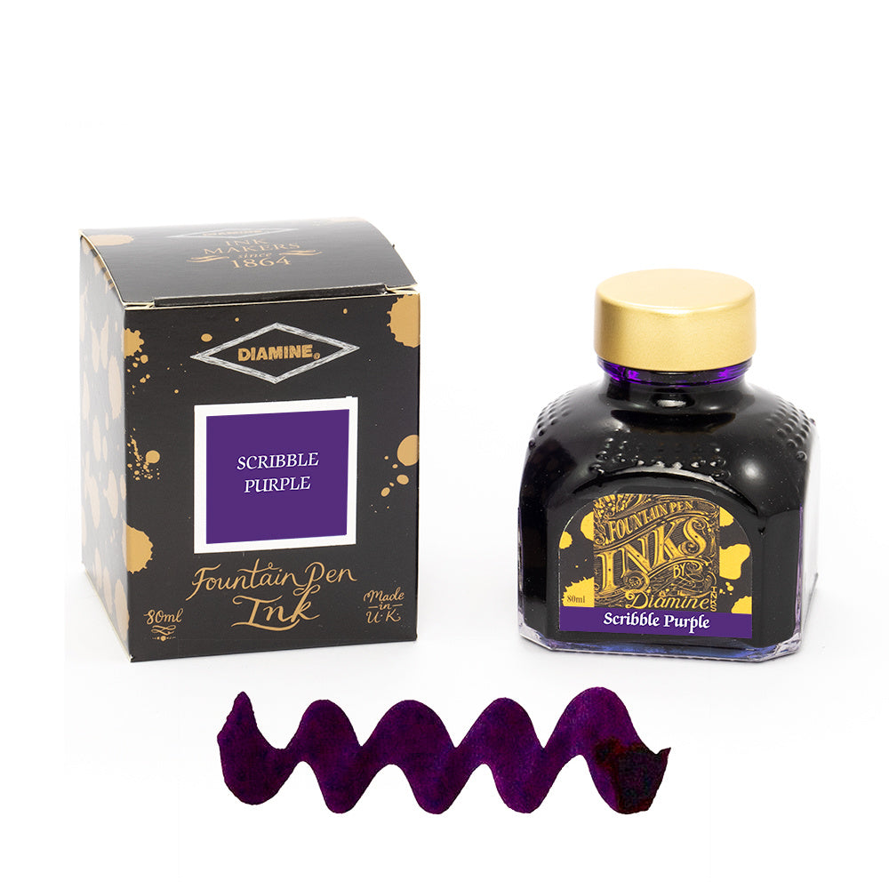 Diamine Scribble Purple (80ml) Bottled Ink
