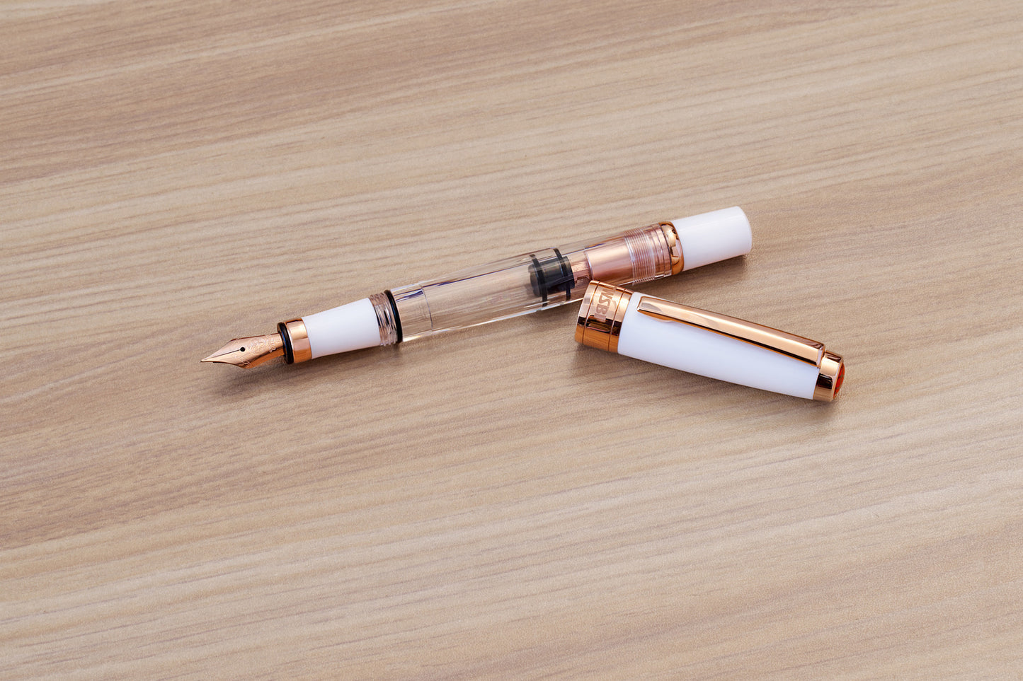 TWSBI Diamond 580 Fountain Pen - White Rose Gold II