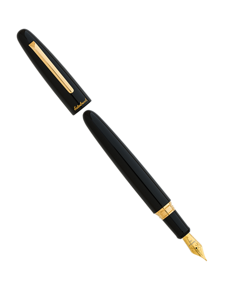 Esterbrook Estie Oversized Fountain Pen - Ebony with Gold Trim
