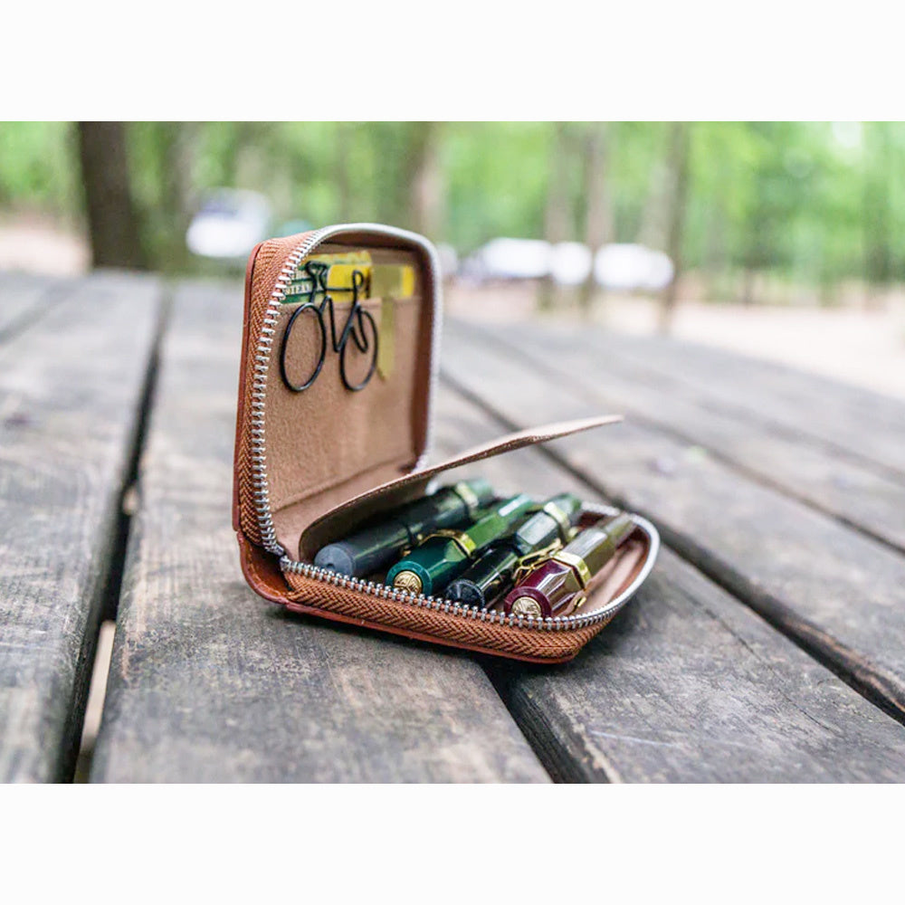 Galen Leather EDC Wallet - Crazy Horse Brown