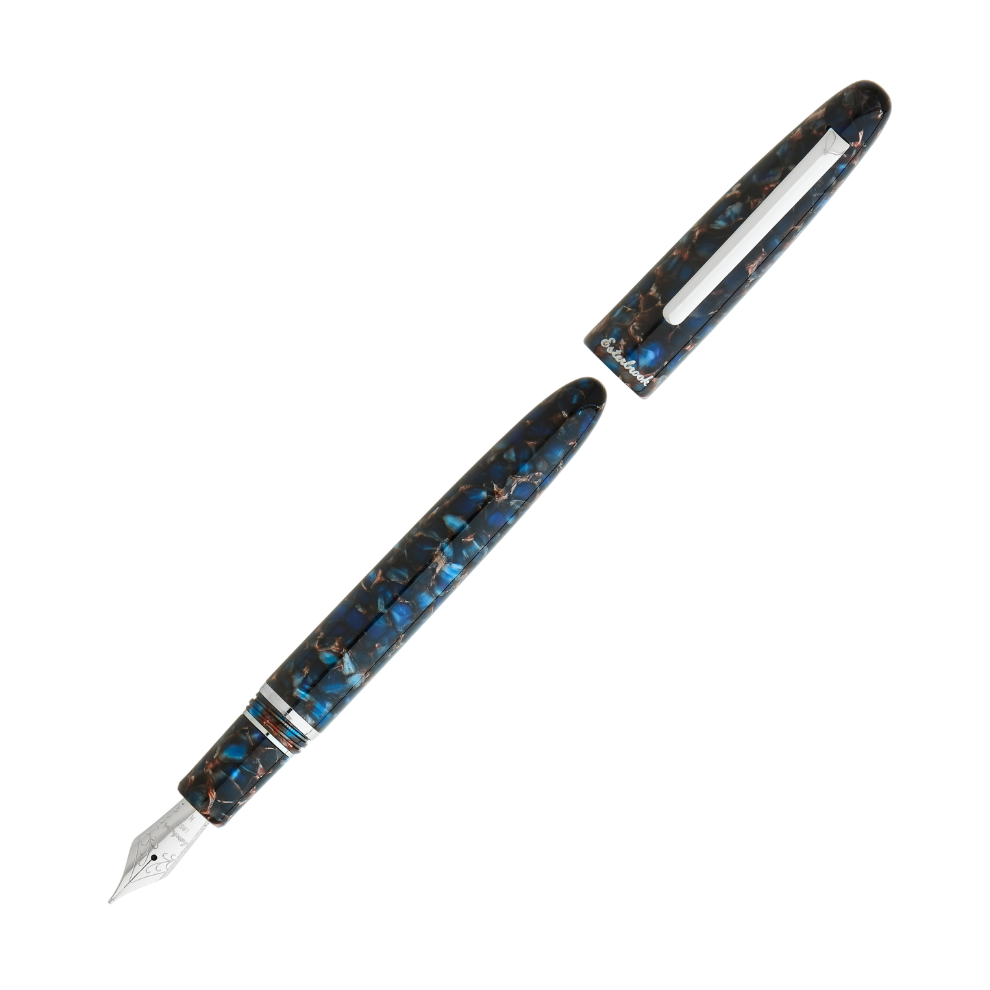 Esterbrook Estie Fountain Pen - Nouveau Bleu with Palladium Trim