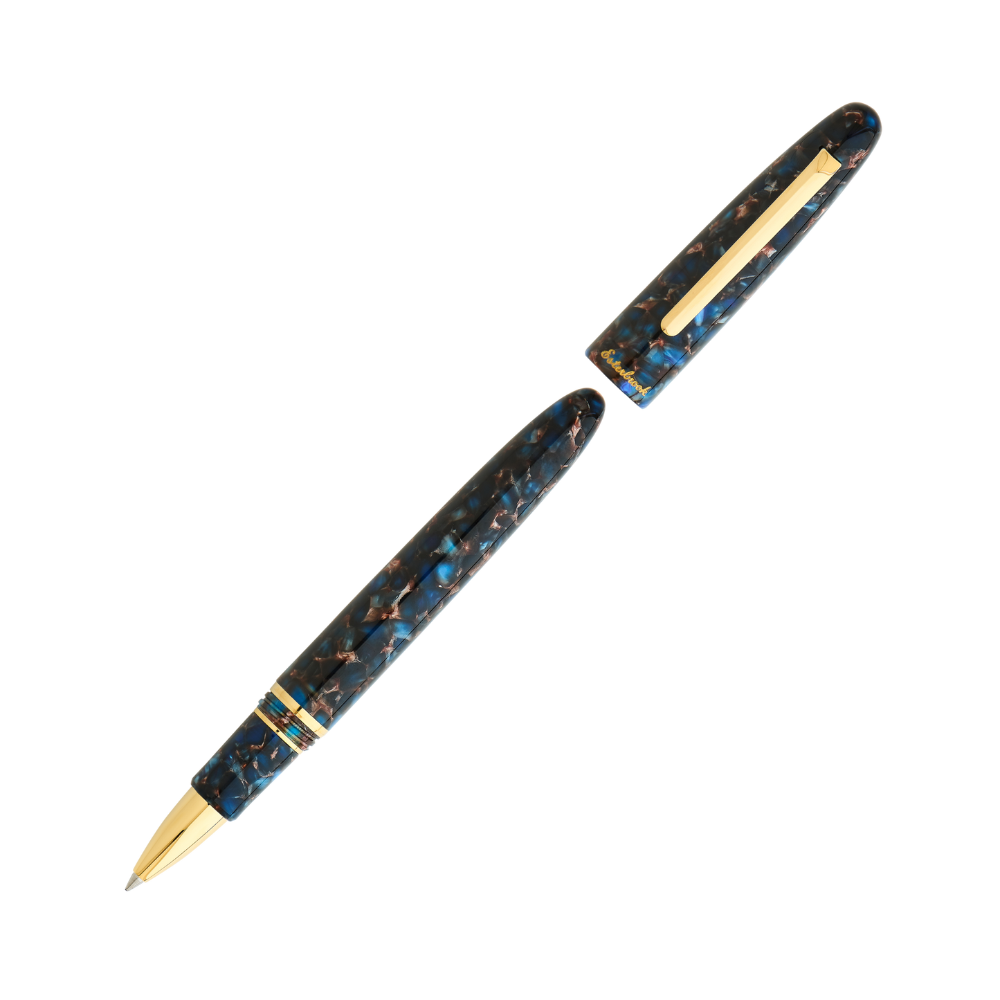 Esterbrook Estie Rollerball - Nouveau Bleu with Gold Trim