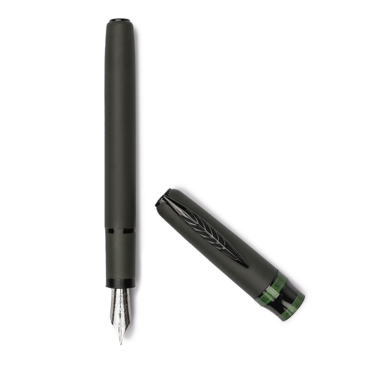 Pineider Alchemist Fountain Pen - Krakatoa Green with Steel Nib (Discontinued)