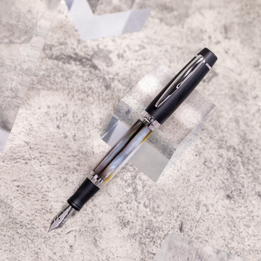 Opus 88 Shell Black MOP Fountain Pen