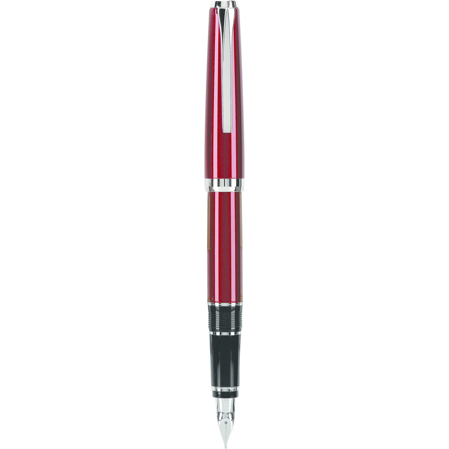 Pilot Metal Falcon Fountain Pen - Burgundy