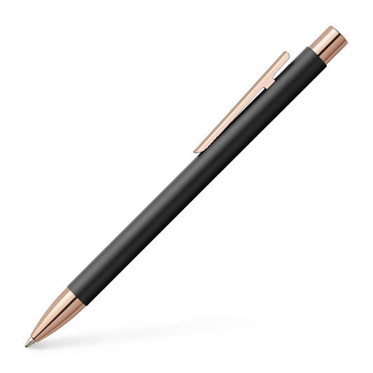 Faber-Castell Neo Slim Ballpoint - Black Matte and Rose Gold