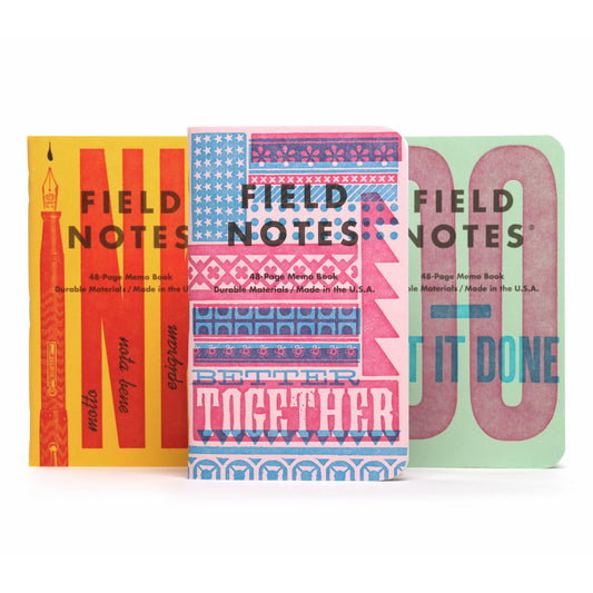 Field Notes United States of Letterpress - Pack B