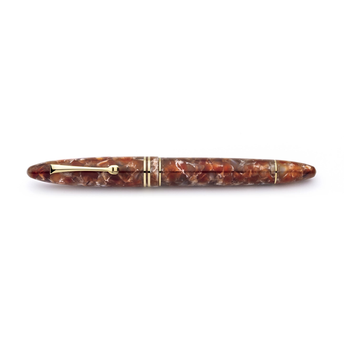 Leonardo Furore Fountain Pen - Ginger with Gold Trim
