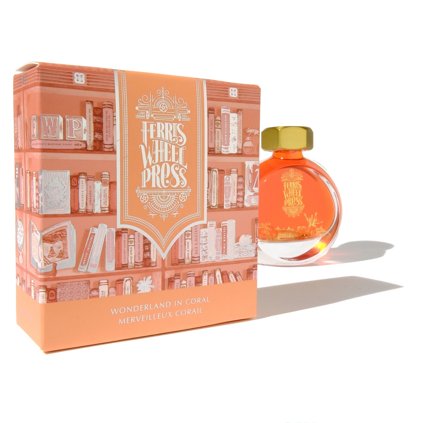 Ferris Wheel Press Wonderland in Coral (38ml) Bottled Ink