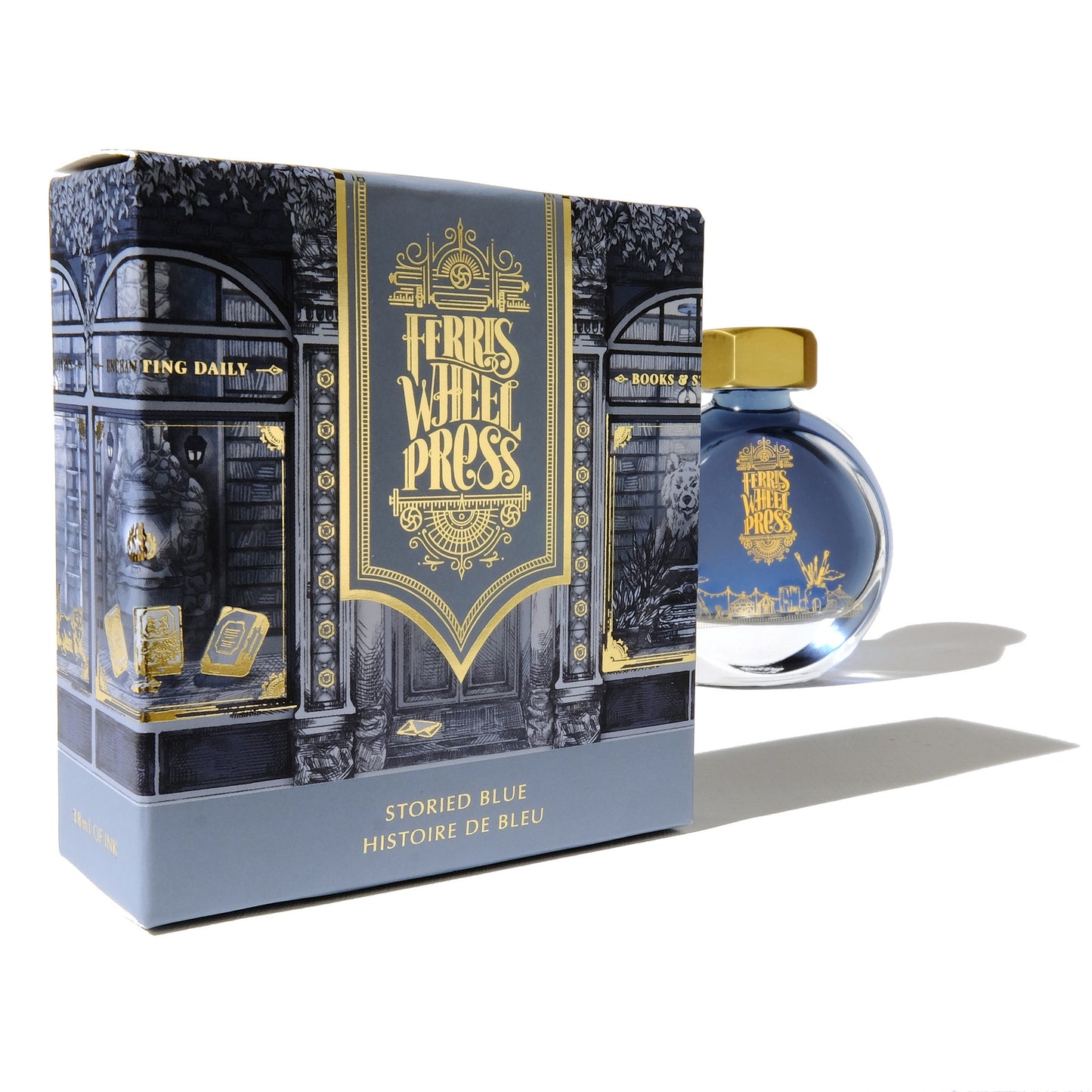 Ferris Wheel Press Storied Blue (38ml) Bottled Ink