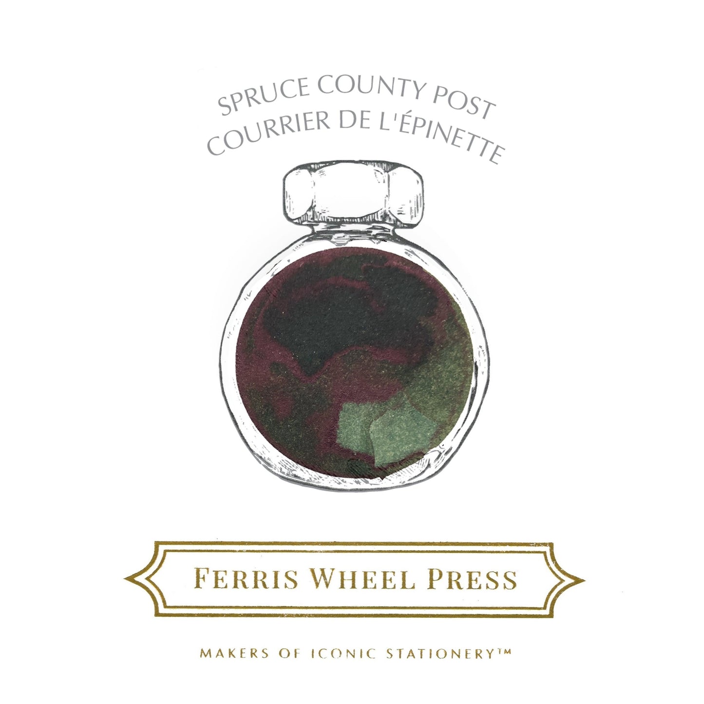 Ferris Wheel Press Spruce County Post (38ml) Bottled Ink