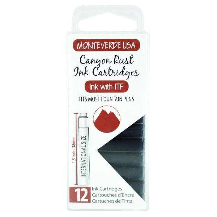 Rust Ink Monteverde Canyon Rust Ink Cartridges (Set of 12) – Dromgoole's Fine ...