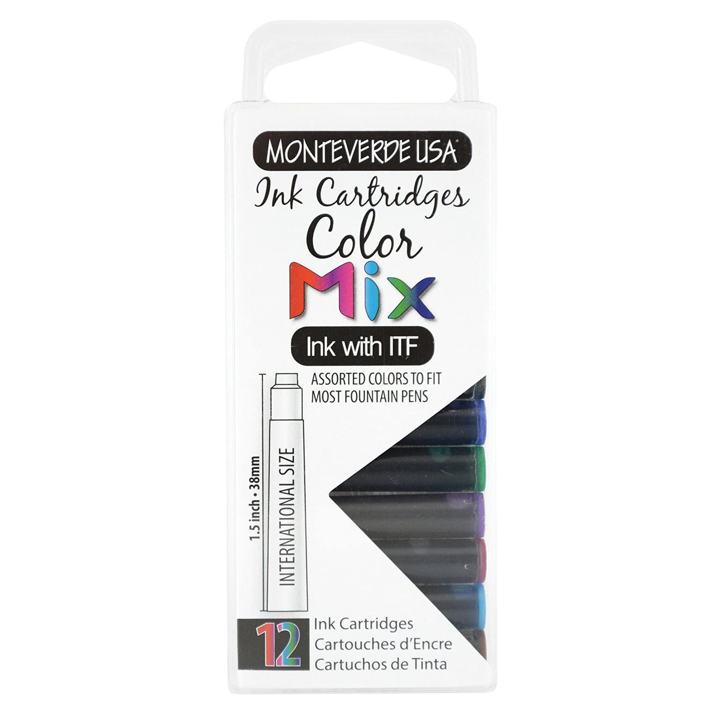 Monteverde Ink Cartridges Mix (Set of 12)