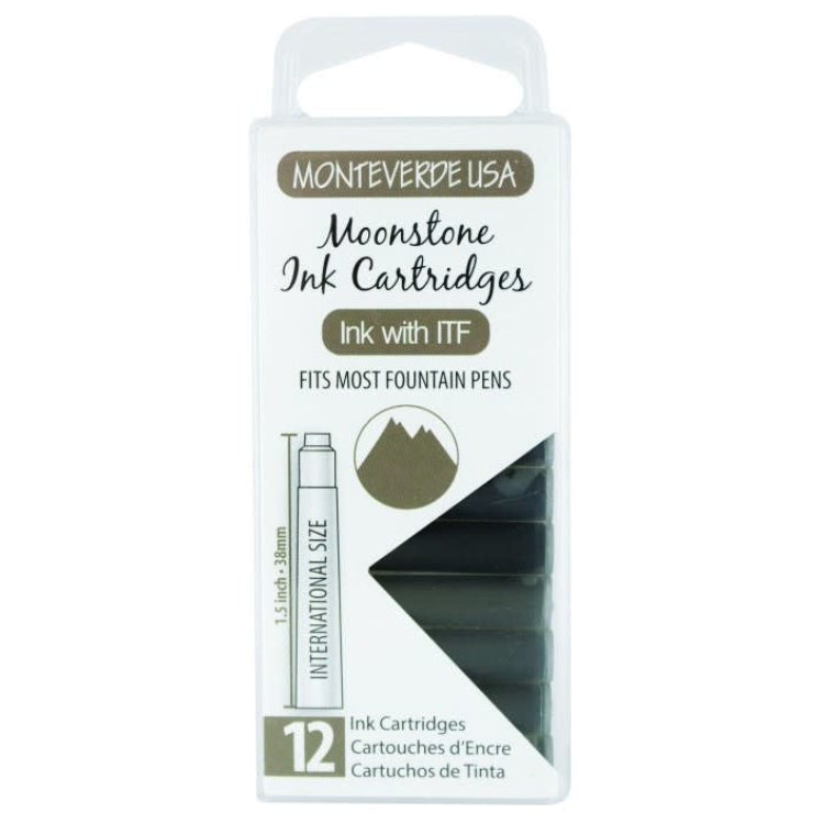 Monteverde Moonstone Ink Cartridges (Set of 12) – Dromgoole's Fine ...