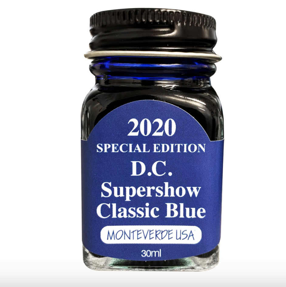 Monteverde Core DC Supershow Special Edition Classic Blue (30 ml) Bottled Ink (2020)