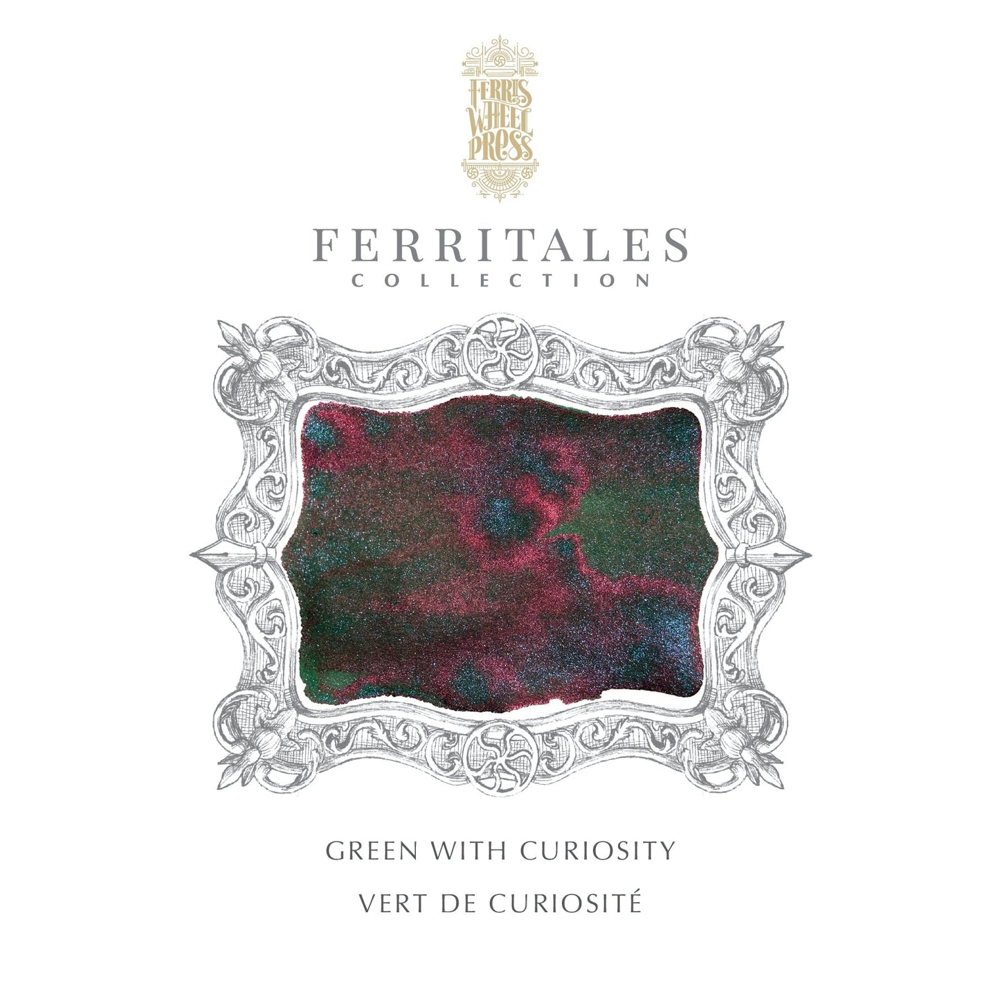 Ferris Wheel Press Green with Curiosity (20ml) Bottled Ink - Down the Rabbit Hole