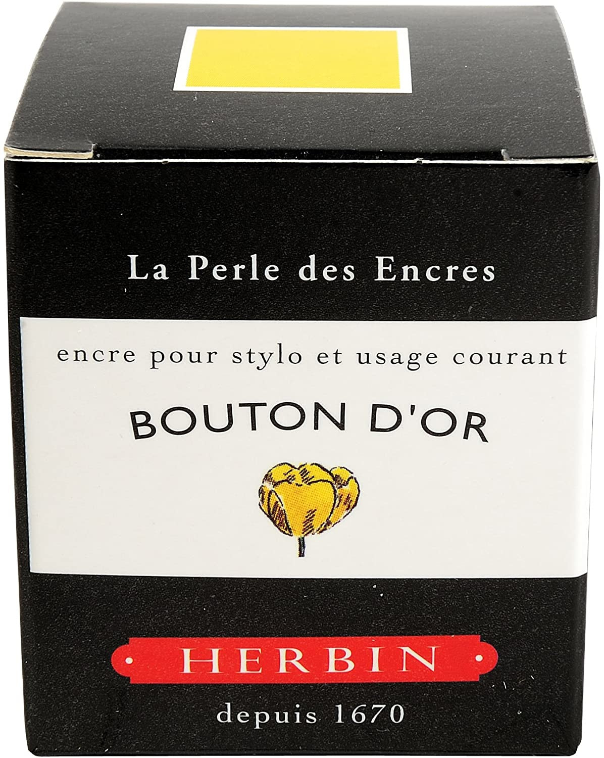 J. Herbin Bouton D'Or 30ml Bottled Ink