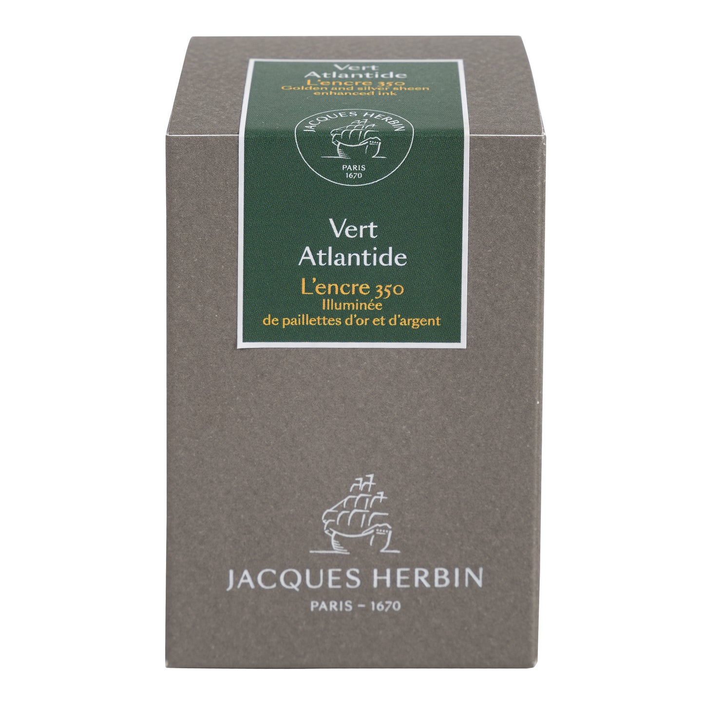 Jacques Herbin 350th Anniversary Vert Atlantide 50ml Bottled Ink