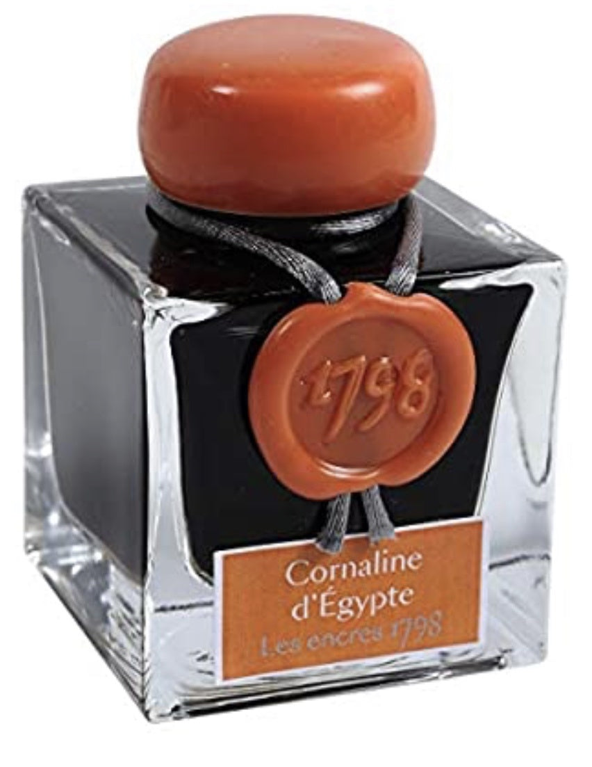 Jacques Herbin 1798 Cornaline d'Egypte (Carnelian of Egypt) 50ml Bottled Ink