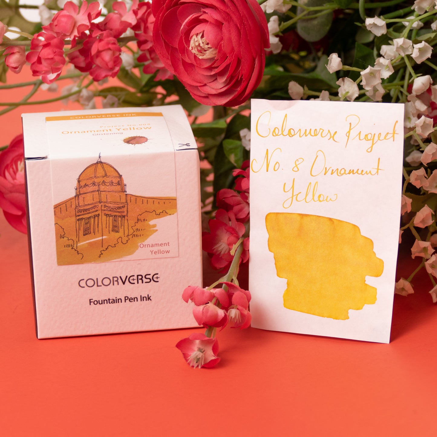 Colorverse Ornament Yellow Glistening (65ml) Bottled Ink