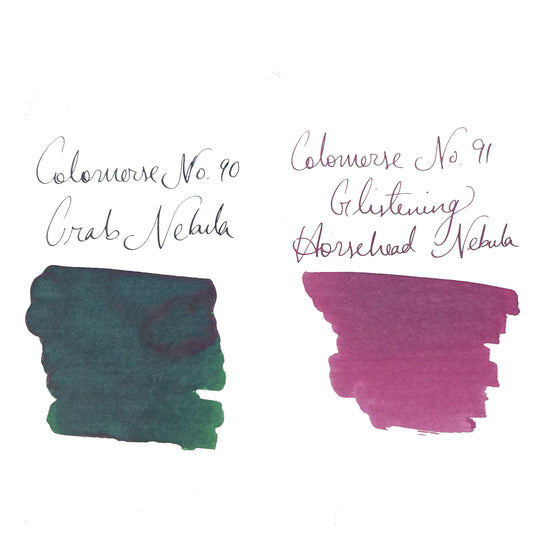 Colorverse Crab Nebula & Horsehead Nebula Glistening (65ml + 15ml) Bottled Ink Set
