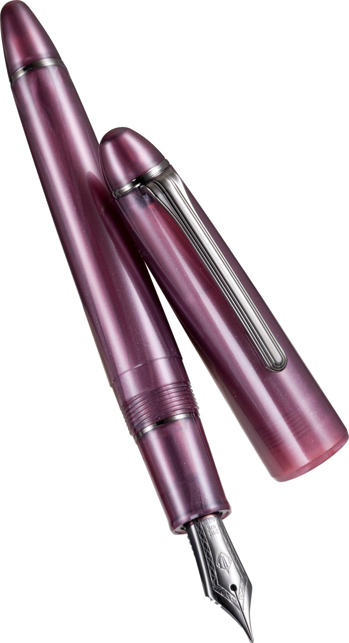 Sailor 1911L Ringless Metallic Fountain Pen - Simply Red (Discontinued)