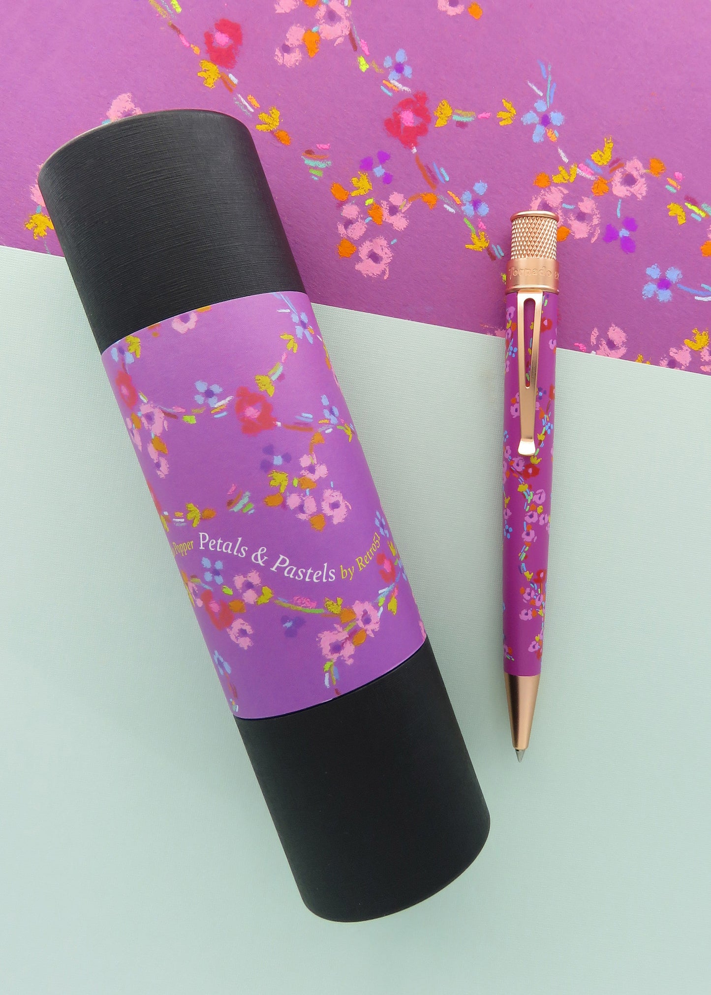 Retro 51 Collection Tornado Popper Rollerball - Petals and Pastels - Sealed