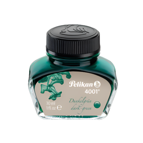 Pelikan 4001 Dark Green Bottled Ink (65ml)